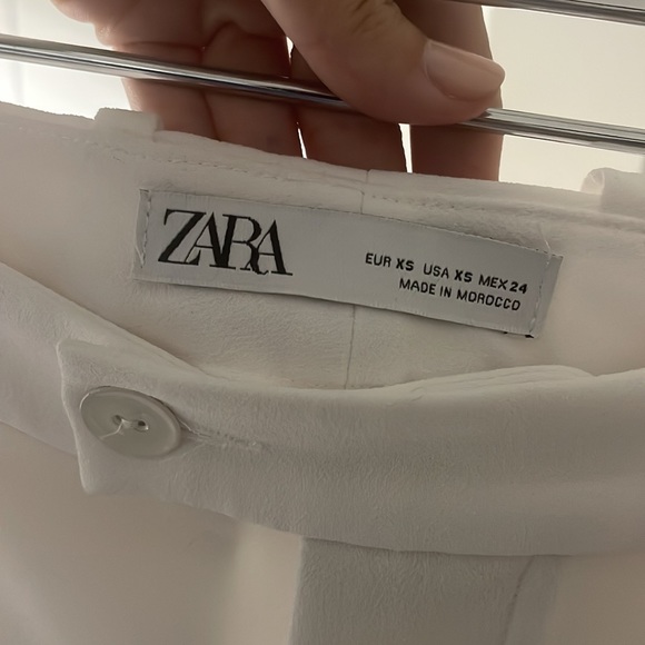 EUC Zara white wide leg trouser - Picture 3 of 5